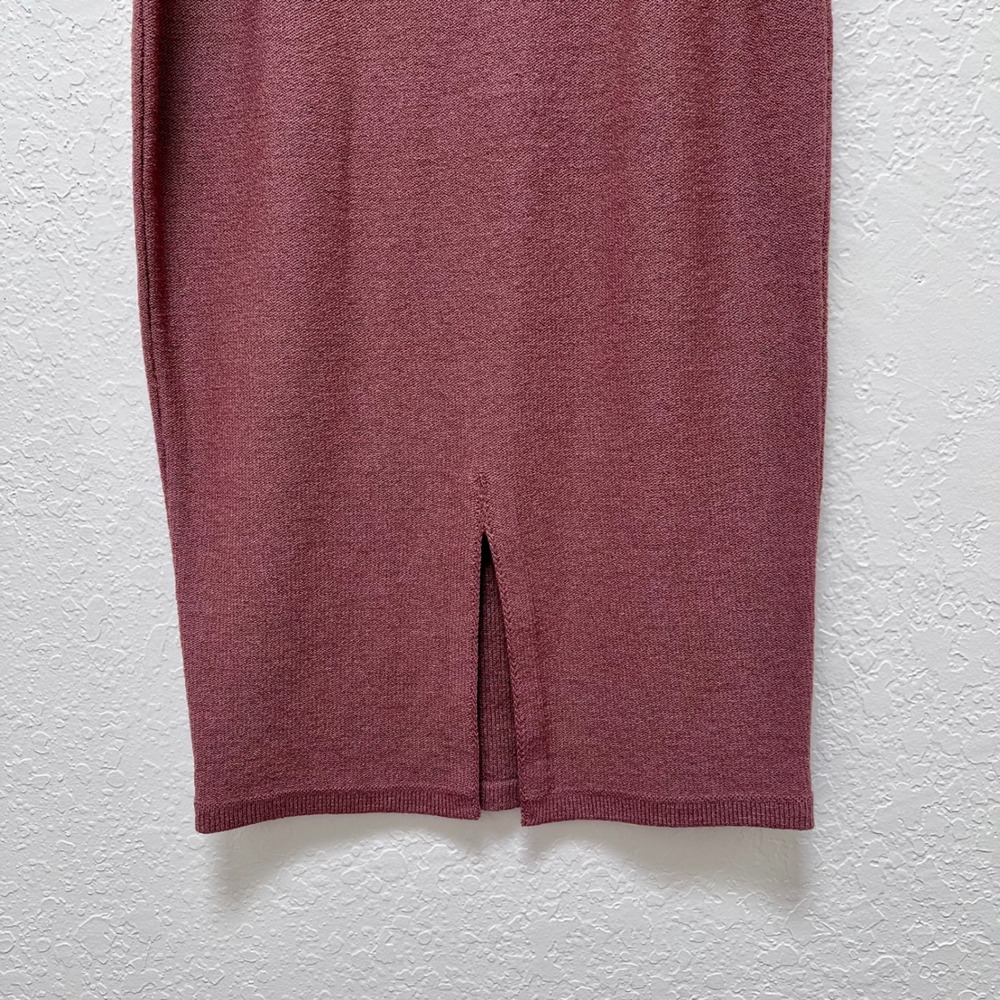 VTG Aya Bendat Cardigan Skirt Set M Wool Rayon Geometric Colorblock Button - Picture 9 of 9
